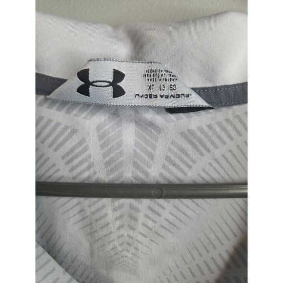 Under Armour Men's Long Sleeve Quarter Zip Pullover Shirt Gray Size XL - Picture 3 of 3